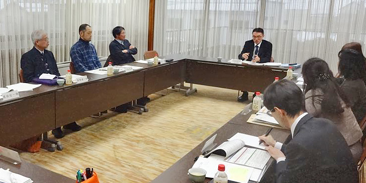 有機農産物ブランド化推進専門部会、会議の様子の画像